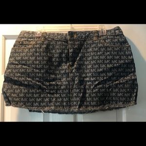Michael Kors Mini Denim Skirt